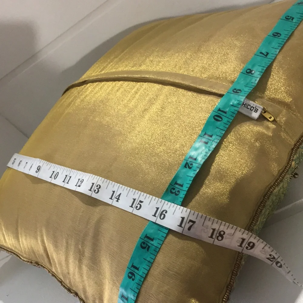 Chico Vintage bead/jewelry embellished decorative pillow.